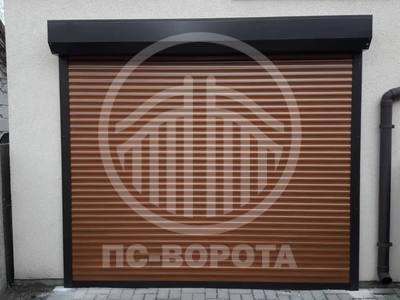 Рулонные металлические ворота с рулонным механизмом открывания